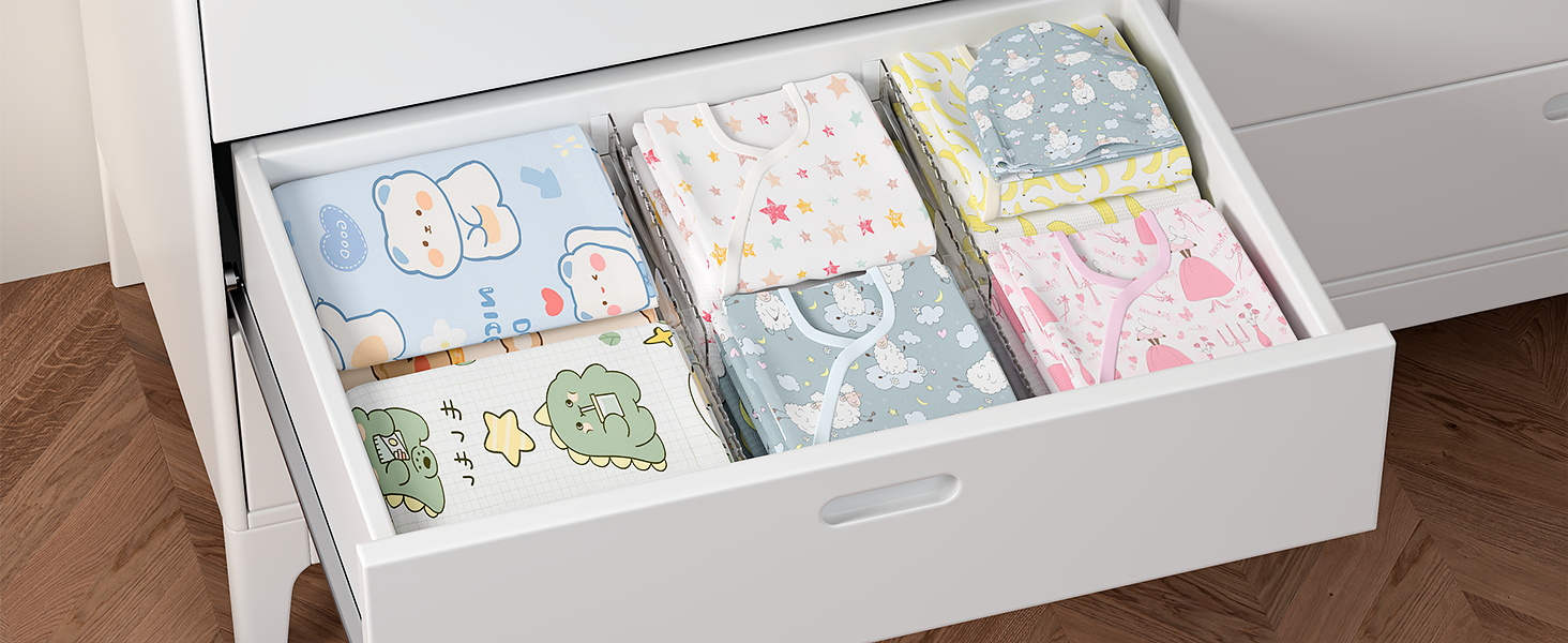 Drawer Dividers for Baby Clothing