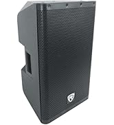 Rockville DX12 Powered PA Speaker, 12", 2000W, Dual Angle Mount, Built-in Mixer, Limiter, Sound D...