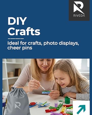 DIY Crafts ideal for crafts, photo displats cheer pins