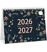 Desk Calendar 2026-2027, Monthly Desktop Calendar(Jan. 2026 - Jun. 2027, 10" x 8.25"), Standing F...