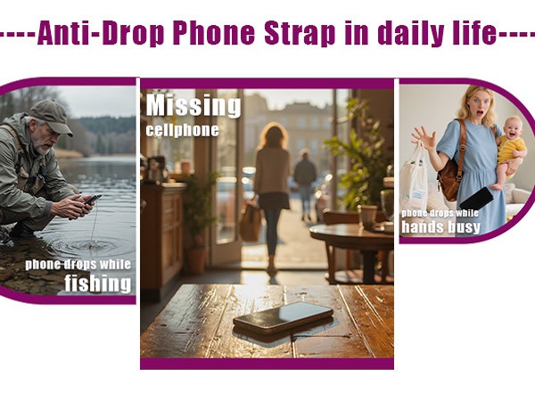 Fanoshon phone lanyard anti drop anti theft strap