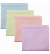 Yasdyri Personalized Snap Closure Leather Organizer Pouch 4 PCS Small Makeup Bag for Purse Mini P...