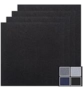 Emaraxy Peel and Stick Carpet Floor Tiles 24x24 Inch, 20 Pack Tile Carpet Squares, 4.5mm Thick Se...