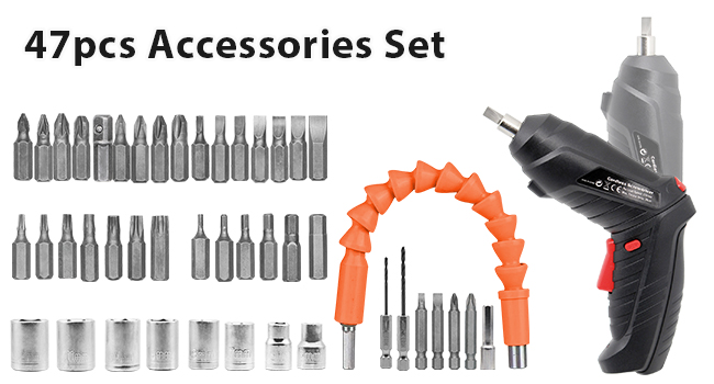 Cordless Screwdriver Rechargeable Electric Screwdriver Rechargeable Screw Gun Power Screwdriver