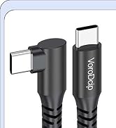 Right Angle USB C Cable 1FT 2Pack, 90 Degree USBC 60W PD Fast Charging & High Speed Transfer Shor...