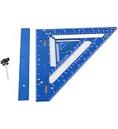 Innovative Rafter Tool Aluminum Alloy Triangular Ruler Protractor and Combination Tool for Woodwo...