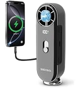 SEIGA 4-in-1 Portable Outdoor Handheld Mini Fan, 10000mAh Rechargeable with Power Bank, 100-Speed...