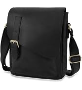 Jack&Chris Leather Messenger Bag for Men, Man Purse Crossbody Bags for Work Business