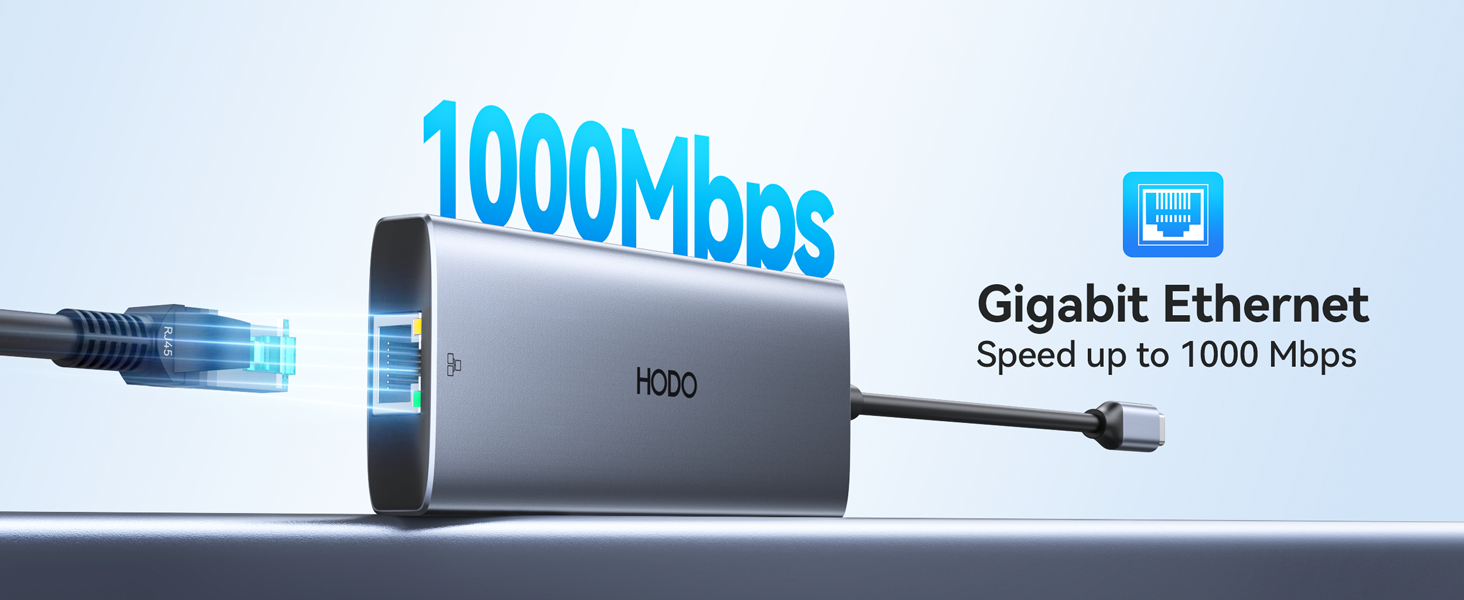 USB C Hub Multiport Adapter, Laptop Docking Station for Dell/HP Laptop, USBC Dock 4K HDMI,Ethernet