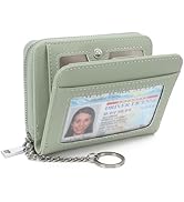 GAEKEAO Wallet Women RFID Blocking Leather Credit Card Holder Compact Small Womens Wallet with ID...