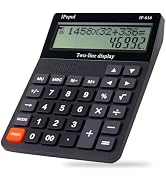IPepul Basic Desktop Calculator - Big Buttons, 2 Line Display, Talking, 4 Function Simple Calcula...