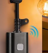 DEWENWILS Outdoor Remote Control Outlet, 15A Wireless Remote Control Switch, 100FT Control Range ...