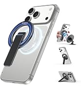 Magtame Dual-Sided Magnetic Phone Stand for MagSafe, Adjustable Kickstand Phone Foldable Holder G...