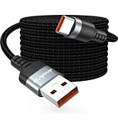 CLAVOOP 20 FT USB C Cable Long, 18W Fast Charging USB A 2.0 to USB-C Charge Cord 20 Foot 480Mbps ...