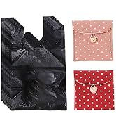 Hipruict Sanitary Napkin Bags, 200 Pcs Personal Disposal Bags for Women, 2 Sanitary Napkin Storag...