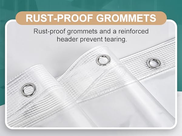 weighted shower curtain liner