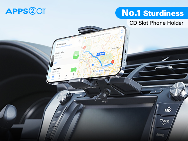 cd phone mount