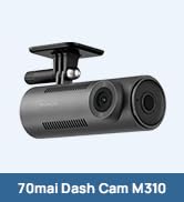 70mai Dash Cam M310, Dash Camera for Cars 1296P QHD, Smart Dash Cam Front Built in WiFi, 130° Wid...