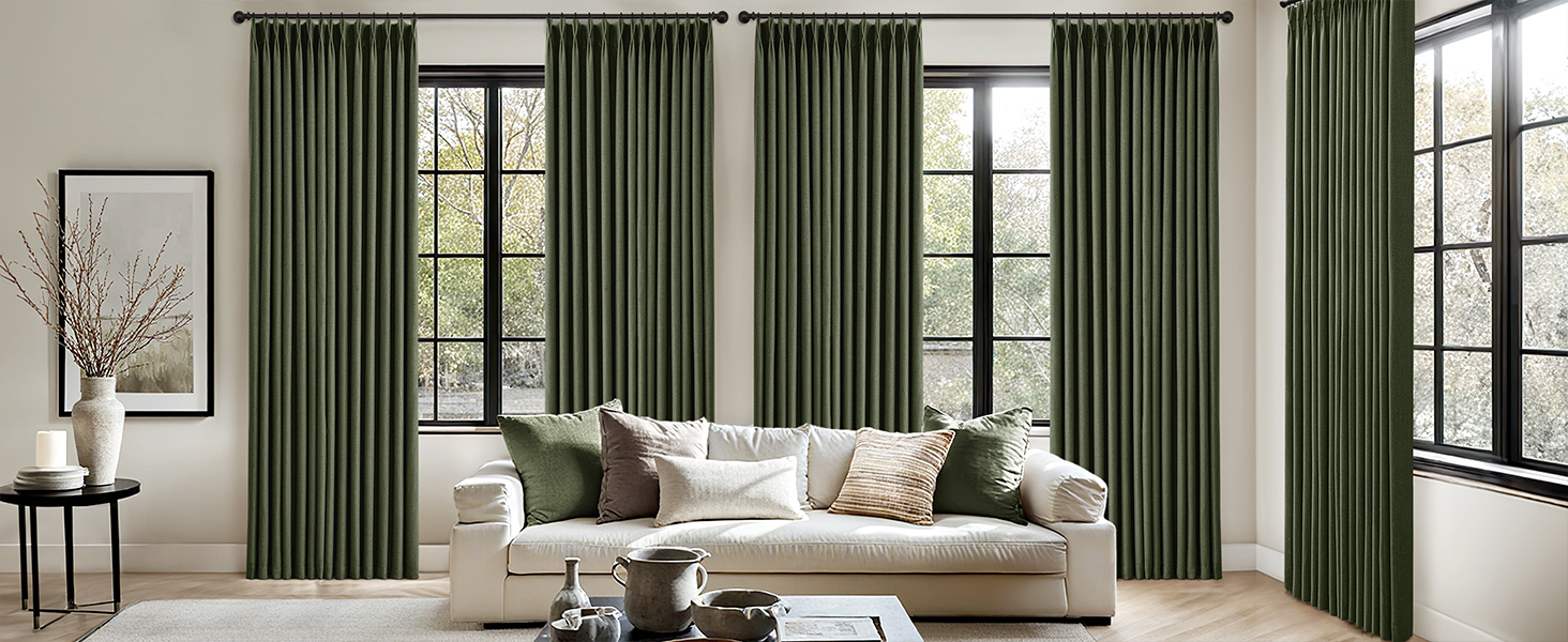 pinch pleated curtains