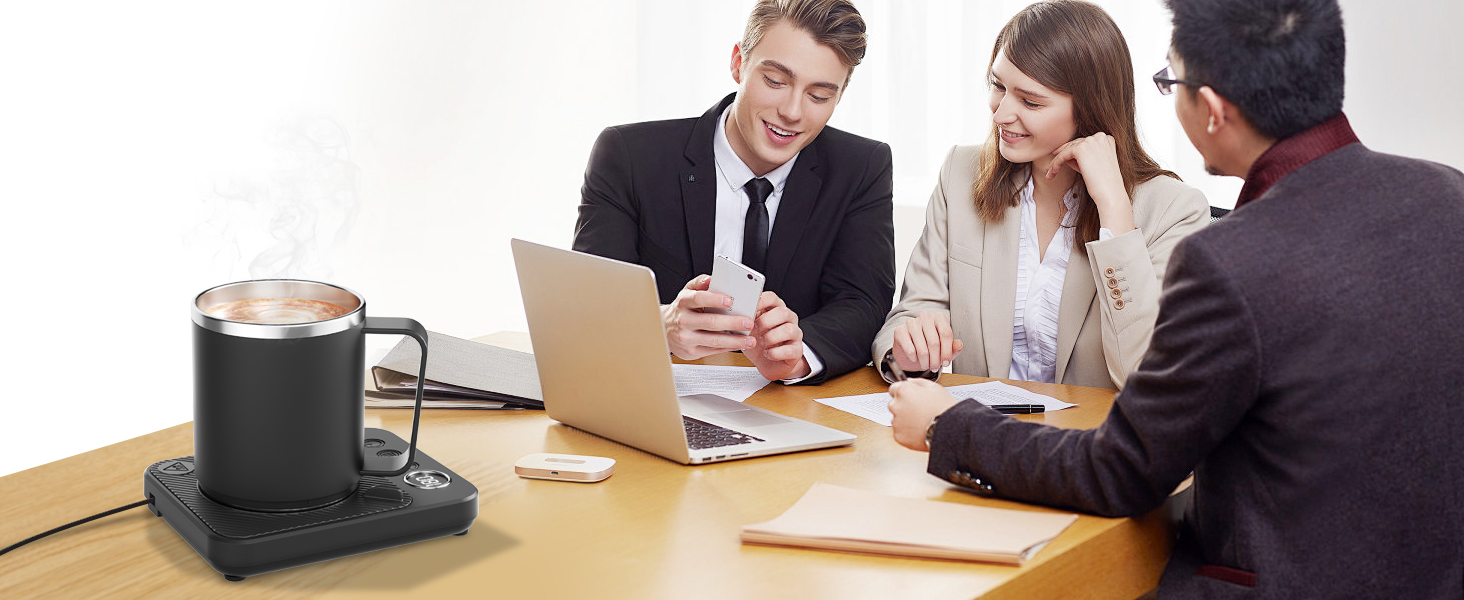 Coffee Mug Warmer Set for Desk, Coffee Cup Warmer with Auto Shut OffTimer, Coffee Mug Cup Heater