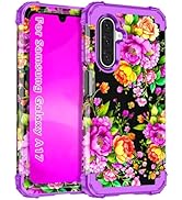 Hekodonk for Galaxy A17 5G Case,Three Layer Heavy Duty Shockproof Protection Hard Plastic+Soft Si...