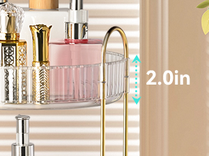 360° Rotating Makeup Organizer