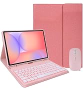 ROKEYBOR for Galaxy Tab S10 FE Case with Keyboard & Galaxy Tab S10 Lite 10.9inch,Mouse and 7 Colo...