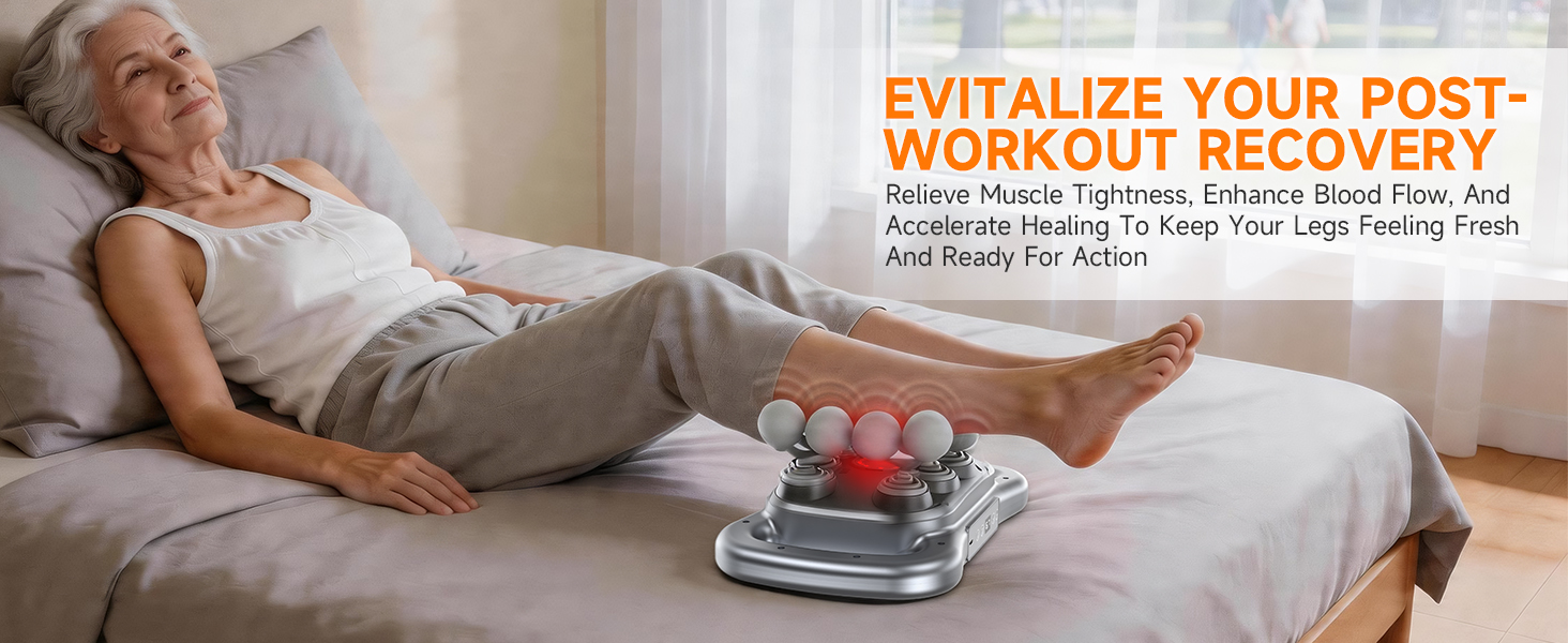 foot and leg massager calf massager percussion massage gun for legs back and leg thigh massager