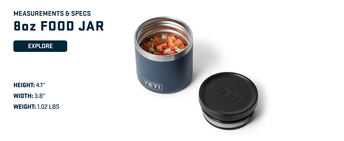 8oz rambler food jar