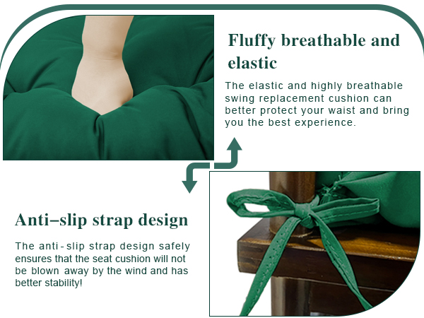 3 seat outdoor swing cushions