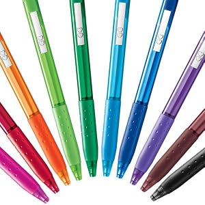 When you’re ready write, these retractable pens open with a satisfying click