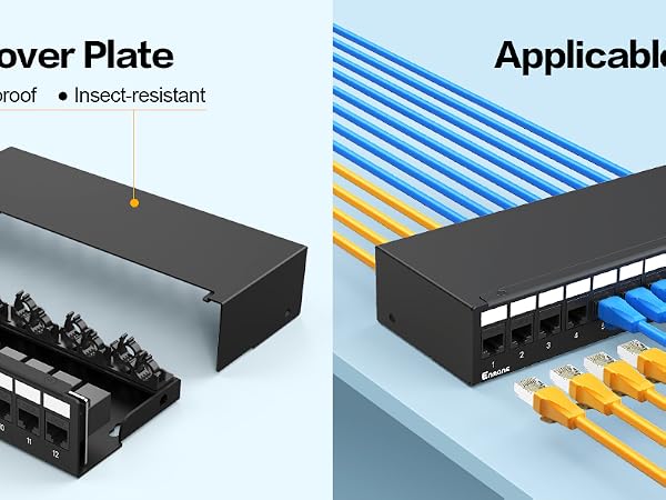 12 port patch panel
