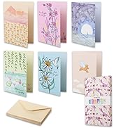 MPFY- Sympathy Cards Large 5" x 7", Pack of 11 with Envelopes, 6 Unique Designs, Condolence Card,...