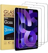 SPARIN 3 Pack Screen Protector for iPad Air 5th Generation/4th Generation 10.9 Inch, Tempered Gla...