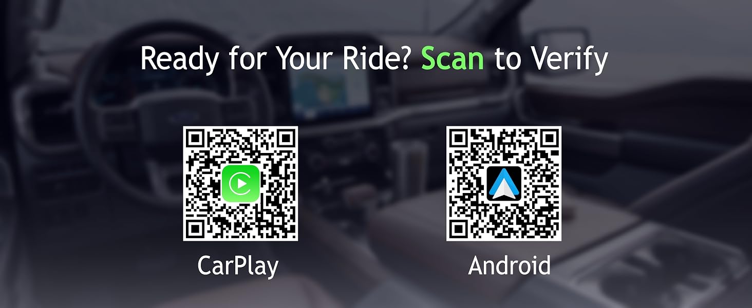 scan to verify your car's capabilty