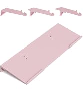 KEENWEGO Computer Keyboard Stand for Desktop - 6-Level Height Adjustable Acrylic Keyboard Riser N...