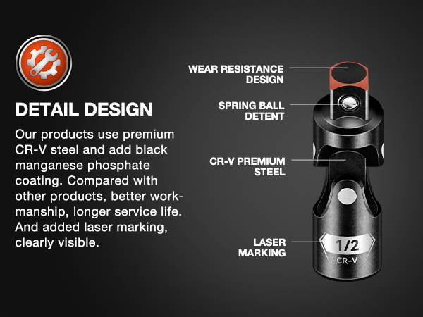 3PCS Universal Joint