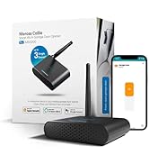 meross Smart Garage Door Opener Remote with External Antenna, Up to 3 Single Doors, Compatible wi...