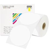 YOULAISHI 3 X 3 Inch Color Coding Dot Labels Circle Thermal Printable Waterproof 500 Pcs Round St...
