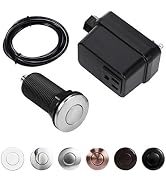 Garbage Disposal Switch, Cordless Air Switch Kit for Food Waste Disposer, Stainless Steel Brushed...