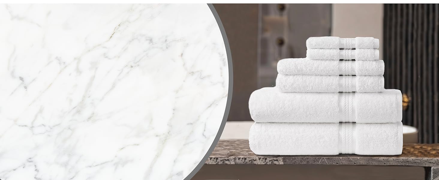 6 piece towel set