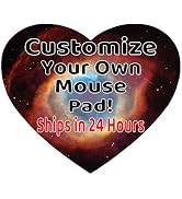 Personalized Mouse Pad - Add Pictures, Text, Logo or Art Design and Make Your Own Customized Mous...