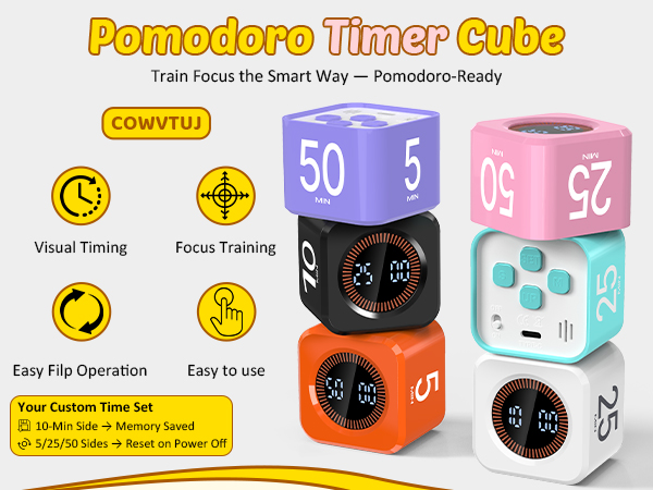 Pomodoro Timer Cube