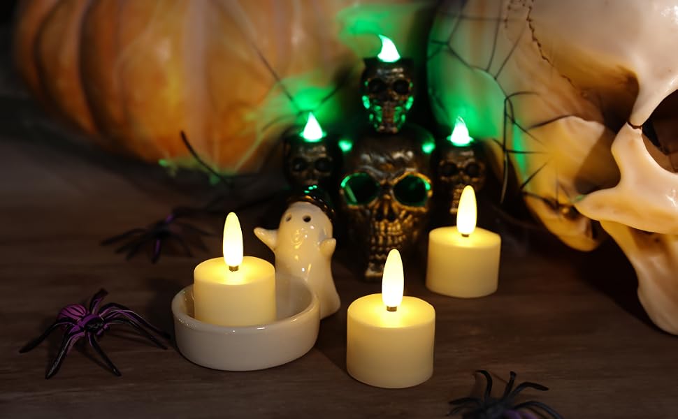 halloween pumpkin latern candles