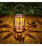 Bigfoot Solar Lanterns Outdoor Waterproof - Wxiben Bigfoot Sasquatch Gifts for Men Dad Grandpa, B...