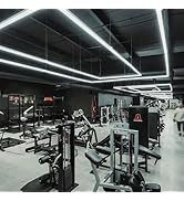 LZHOME LED Garage Light Fixture: High Brightness 39000LM LED Garage Ceiling Lights, Updated 46 in...
