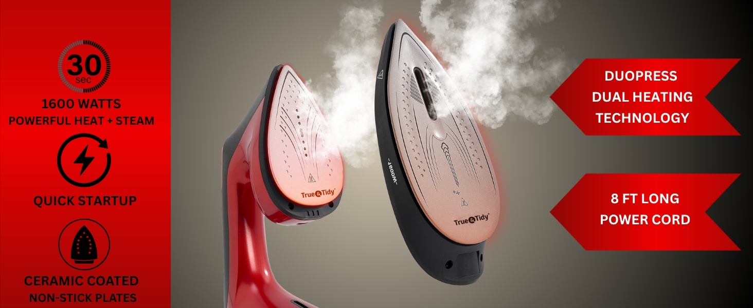 clothing steamer handheld, hand held steamers for clothes, fabric steamer