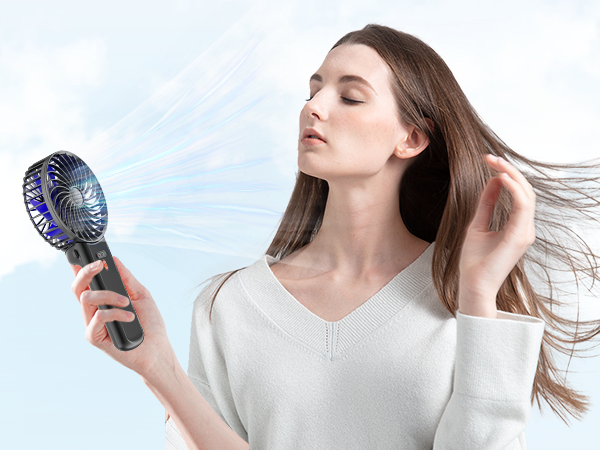 portable handheld fan