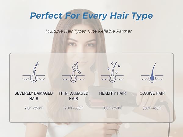 ceramic 2" wide hair straightener flat iron