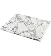 Koville Italian Natural Marble Cutting Board for Kitchen, 16x20inch Extra Large Hand Crafted Marb...